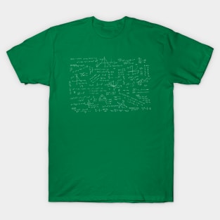 Algebra Math Sheet T-Shirt